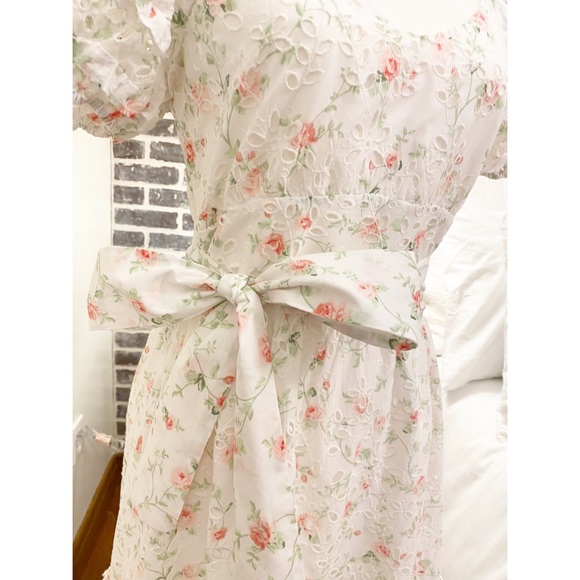 NWOT {LoveShackFancy x Target} Clementine Eyelet Dress - Picture 11 of 12
